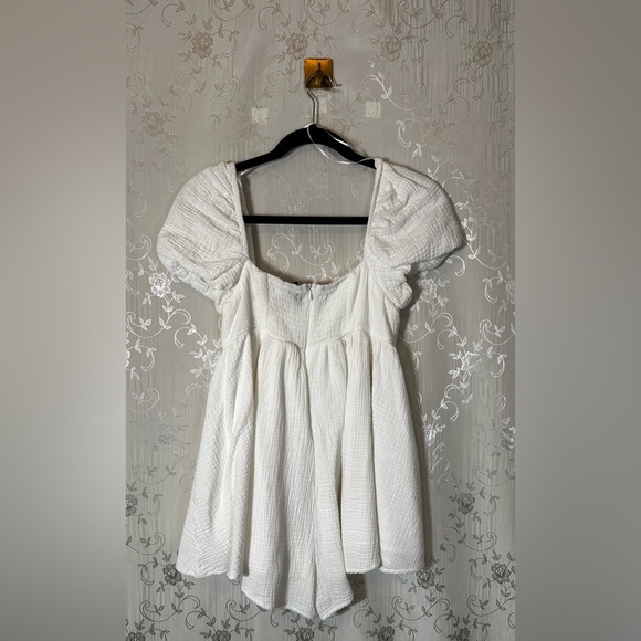 Princess Polly White Lorna Romper Size US 6 - Picture 10 of 12